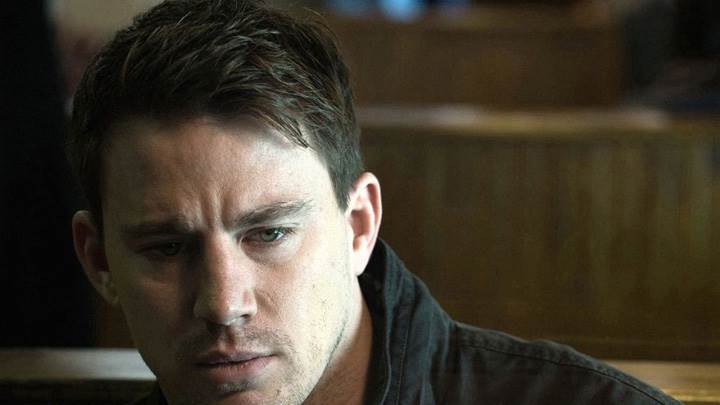 Channing Tatum Looking In Stress Face Photoshoot